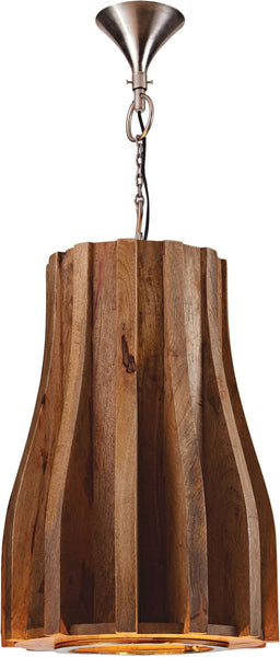 Wooden Retro Pendant