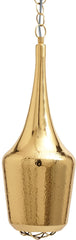Gold Hammered Pendant Light - Md