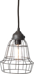 Wire Barrel Pendant Light