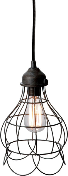 Wire Rose Pendant Light