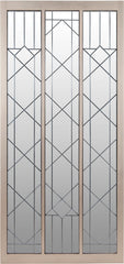 Empire State Floor Mirror With Leaded Glass