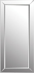 Glass Framed Floor Leaning Mirror