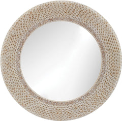Ribbed Ring Shell Mirror