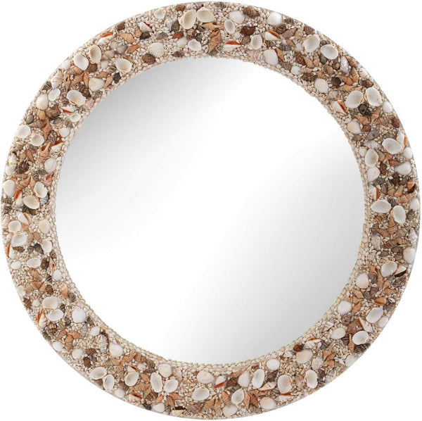 Round Shell Mirror