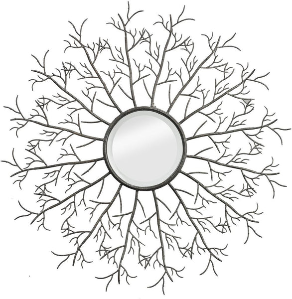 Metal Branch Wall Mirror