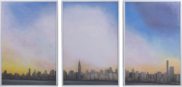 Manhattan Sky Tryptich