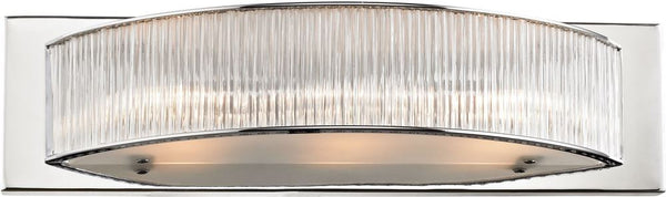 Somerset 3 Light Vanity In Crystal Glass and Chrome