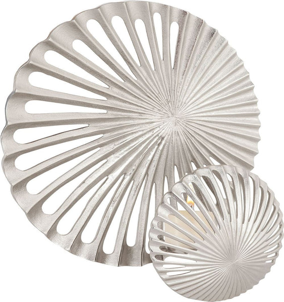 Pompano Beach Candle Sconce In Raw Textured Nickel