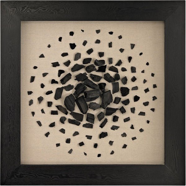 Black and White Carbon Shadow Box