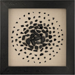 Black and White Carbon Shadow Box