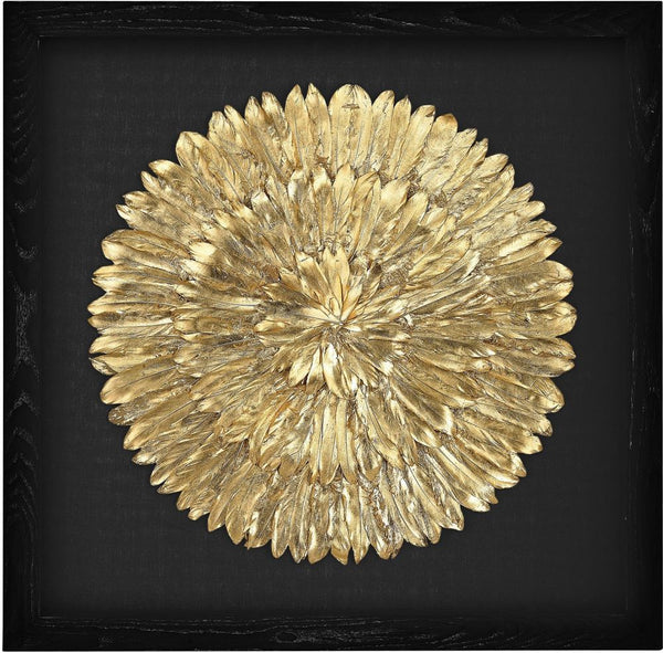 Gold Feather Spiral