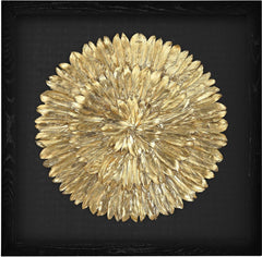 Gold Feather Spiral
