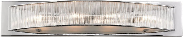 Somerset 4 Light Vanity In Crystal Glass and Chrome