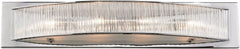 Somerset 4 Light Vanity In Crystal Glass and Chrome