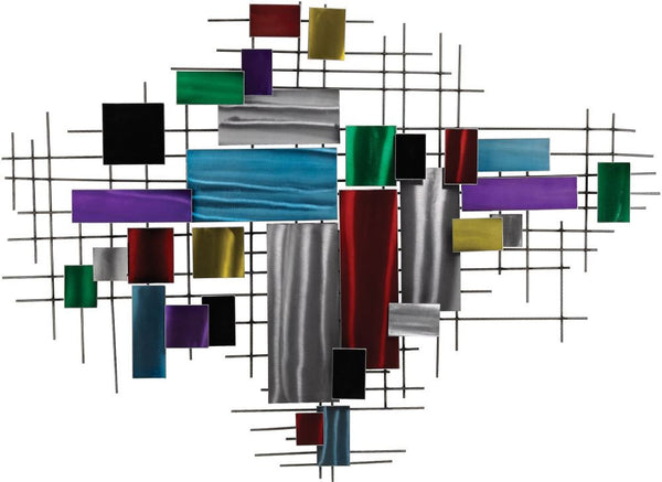 Fragmented Scenery Metal Wall Décor