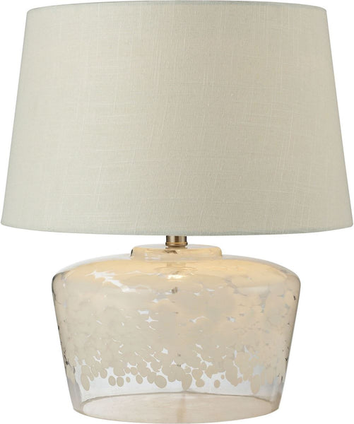18" Flurry Frit Well Boutique Glass Table Lamp