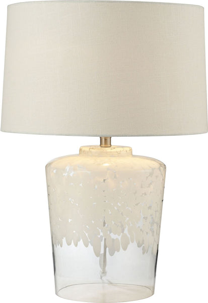 25" Flurry Frit Well Boutique Glass Lamp