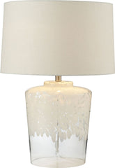 25" Flurry Frit Well Boutique Glass Lamp