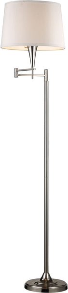 Cabaret Swingarm Floor Lamp In Polished Chrome
