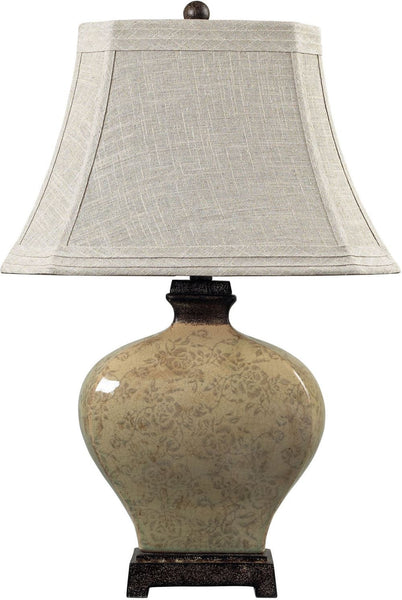 Normandie Ceramic Table Lamp In Bronze
