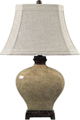 Normandie Ceramic Table Lamp In Bronze