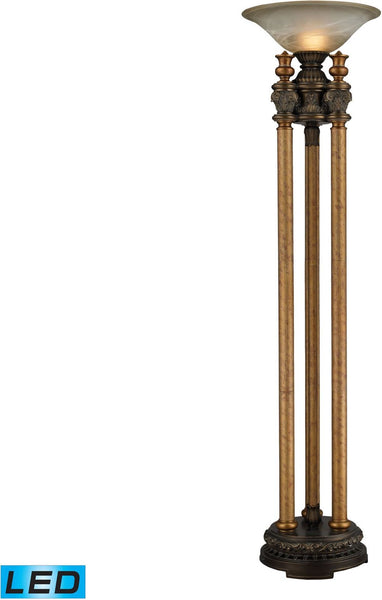 Athena Led Torchiere In Athena Bronze