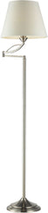 Elysburg 1 Light Floor Lamp In Satin Nickel