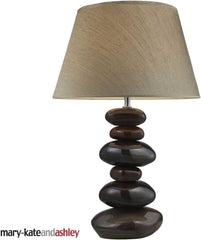 Mary-Kate and Ashley 23" Elemis Table Lamp In Natural Stone
