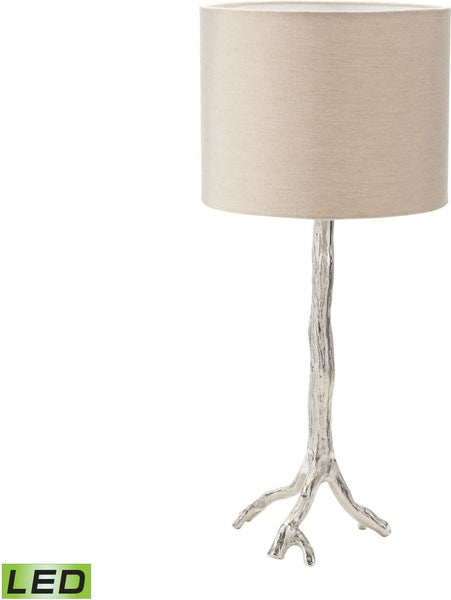 Tree Branch Led Table Lamp In Nickel