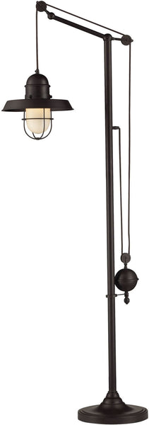 Farmhouse Floor Lamp In Oiled Bronze