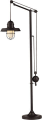 Farmhouse Floor Lamp In Oiled Bronze