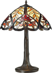 Brimford Tiffany Glass Table Lamp In Tiffany Bronze