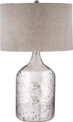 Tapered Mercury Glass Jug Lamp