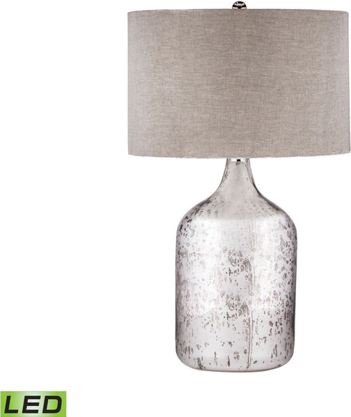Tapered Mercury Glass Jug Led Lamp