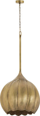 Iron Melon Large Ceiling Lamp