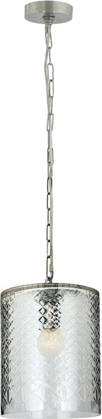 Diamond Cut Glass Pendant