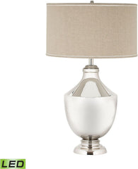Massive Brass Urn Led Table Lamp