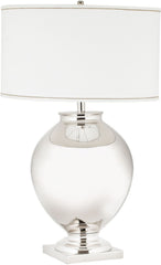 Massive Brass Globe Table Lamp
