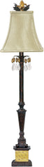 Acorn Drop Table Lamp In Black and Gold