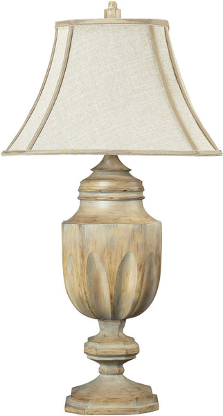 Lone Oak Bleached Wood Table Lamp