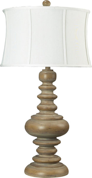 Moniac Bleached Wood Table Lamp