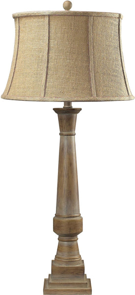 Lyerly Bleached Wood Table Lamp