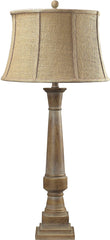 Lyerly Bleached Wood Table Lamp