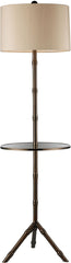 Stanton Floor Lamp In Dunbrook Finish With Glass Tray