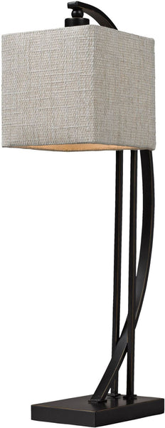 Arched Metal Table Lamp In Madison Bronze