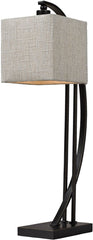 Arched Metal Table Lamp In Madison Bronze