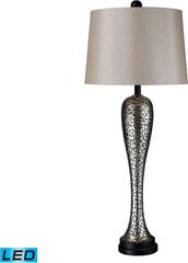 Samson Led Table Lamp In Eclipse Silver