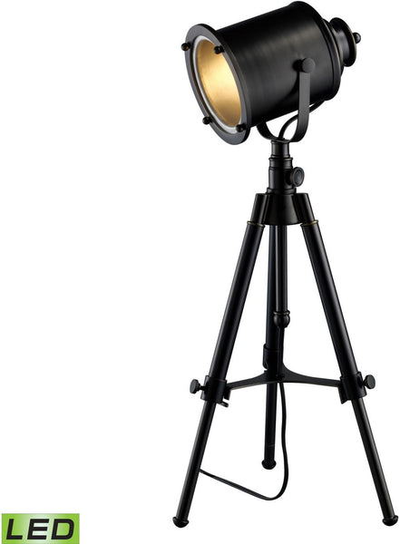 Ethan Adjustable Tripod Led Table Lamp In Restoration Black