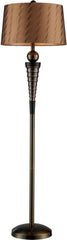 Laurie Floor Lamp In Dunbrook Finish With Bronze Tone-on-Tone Shade