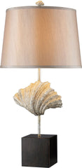 Edgewater Table Lamp In Oyster Shell and Dark Bronze